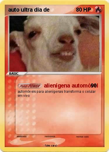 Pokemon auto ultra dia de