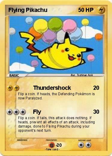 Pokemon Flying Pikachu