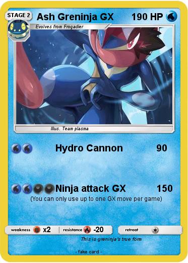 Pokemon Ash Greninja GX
