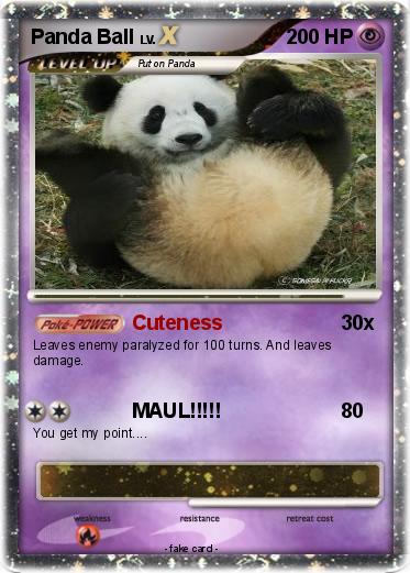 Pokemon Panda Ball