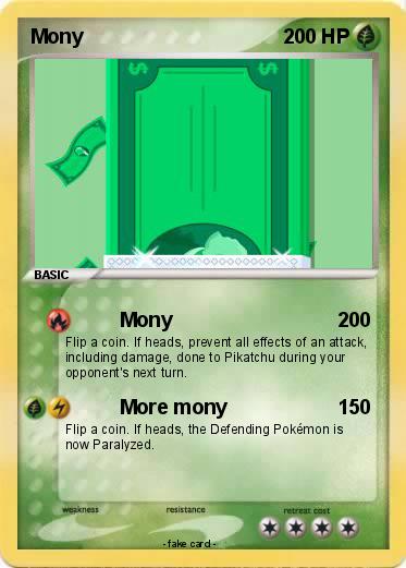 Pokemon Mony