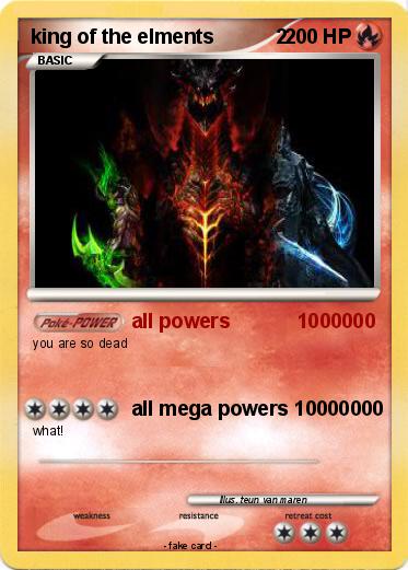 Pokemon king of the elments           2