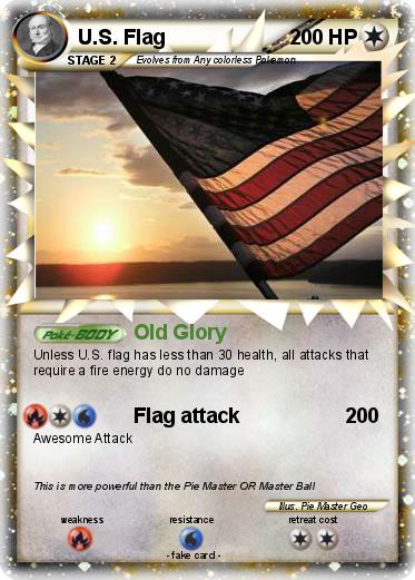 Pokemon U.S. Flag