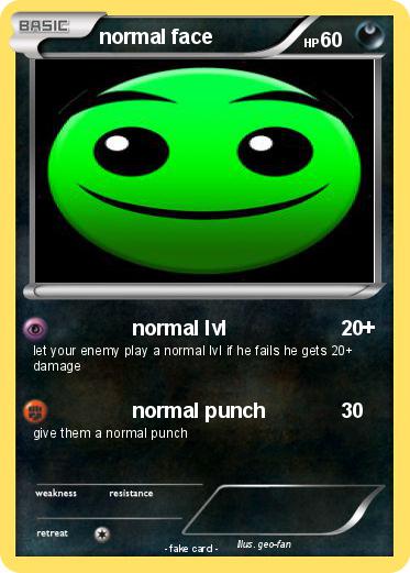 Pokemon normal face