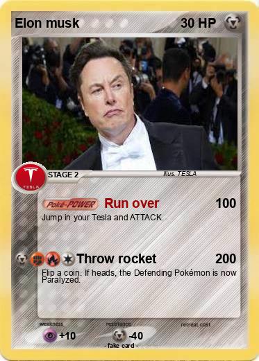 Pokemon Elon musk