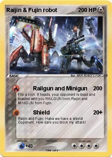 Pokemon Raijin & Fujin robot