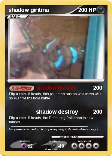 Pokemon shadow giritina
