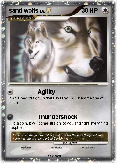 Pokemon sand wolfs