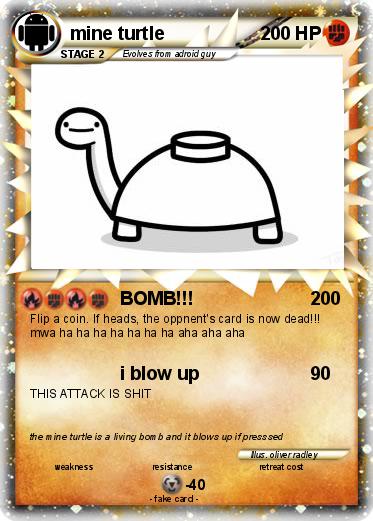 Pokemon mine turtle