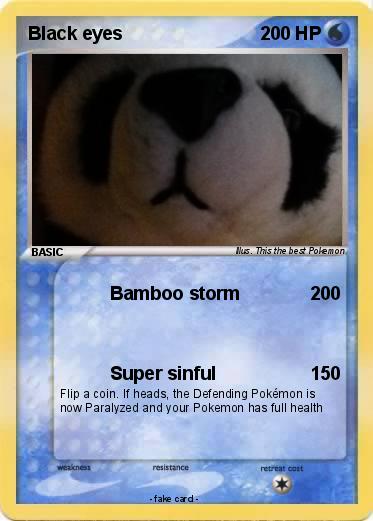 Pokemon Black eyes