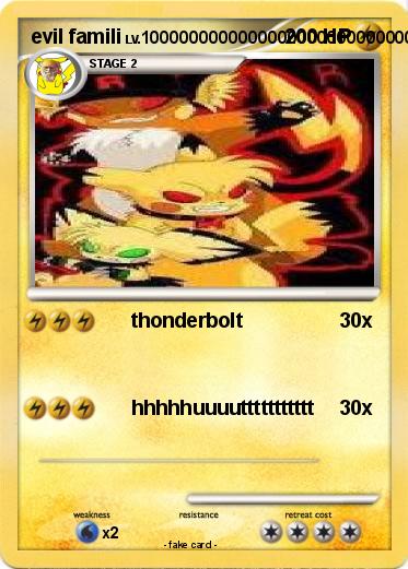 Pokemon evil famili