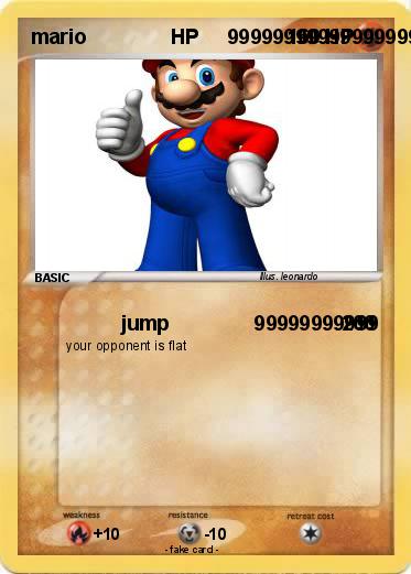 Pokemon mario               HP     9999999999999999999999999999999