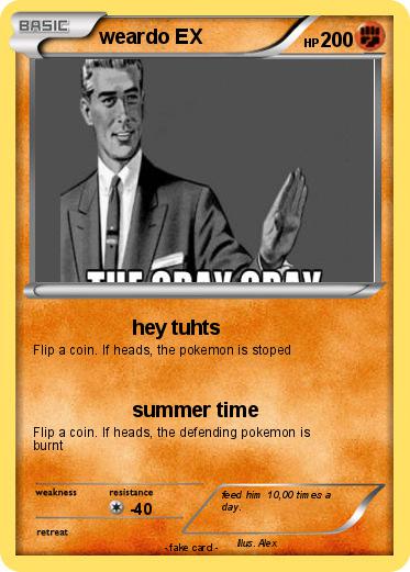 Pokemon weardo EX
