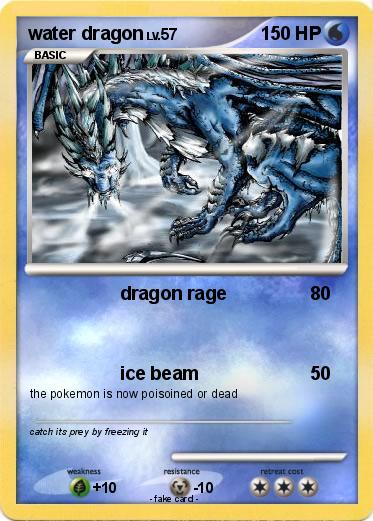 Pokemon water dragon