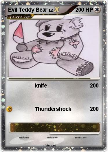 Pokemon Evil Teddy Bear