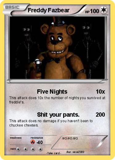 Pokemon Freddy Fazbear