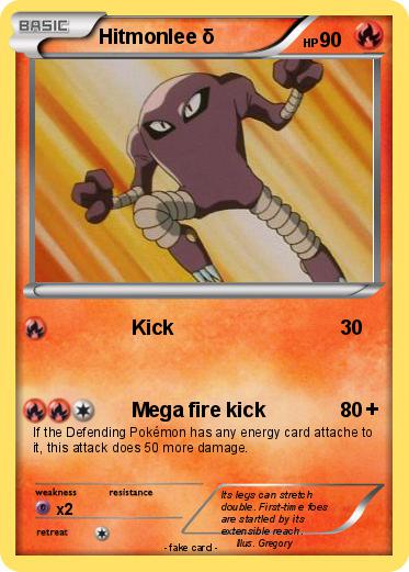 Pokemon Hitmonlee δ