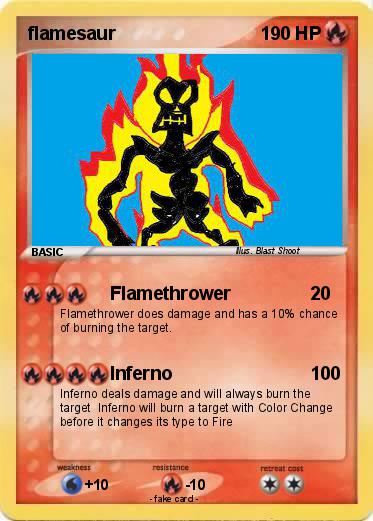 Pokemon flamesaur