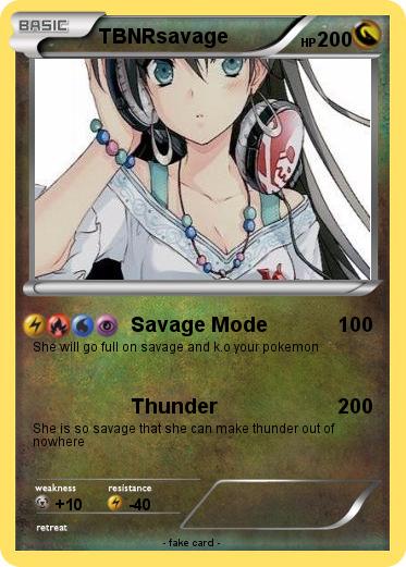 Pokemon TBNRsavage