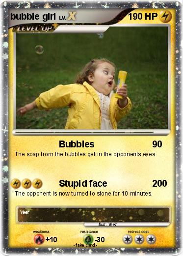Pokemon bubble girl