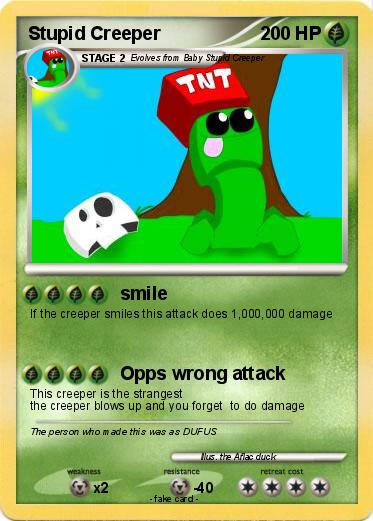 Pokemon Stupid Creeper