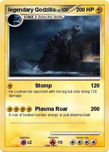 Pokemon legendary Godzilla