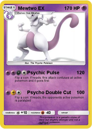 Pokemon Mewtwo EX