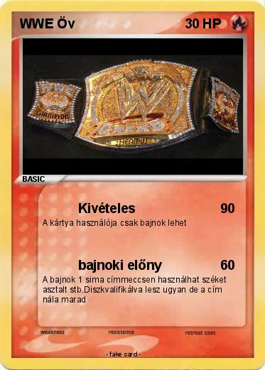 Pokemon WWE Öv