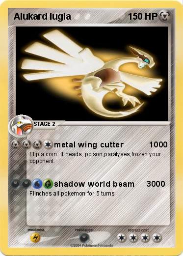 Pokemon Alukard lugia