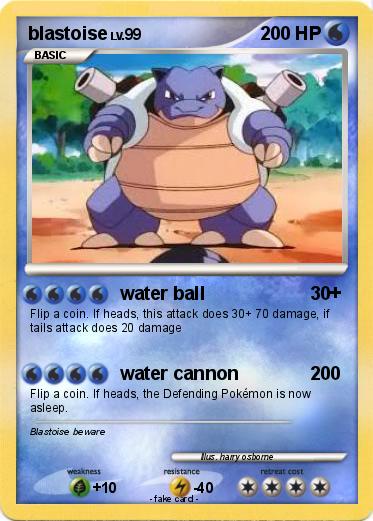 Pokemon blastoise