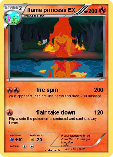 Pokemon flame princess EX