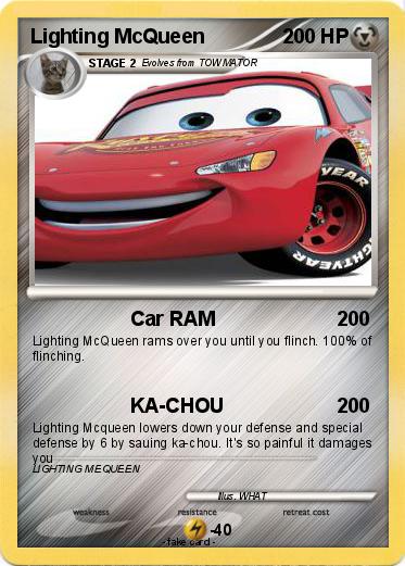 Pokemon Lighting McQueen