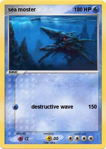 Pokemon sea moster