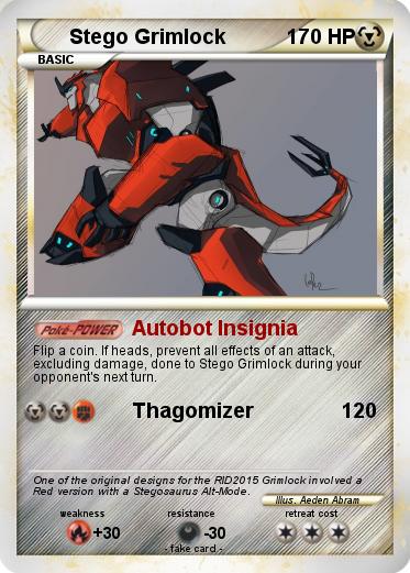 Pokemon Stego Grimlock