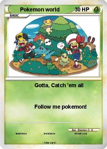 Pokemon Pokemon world
