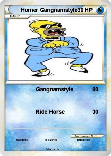 Pokemon Homer Gangnamstyle