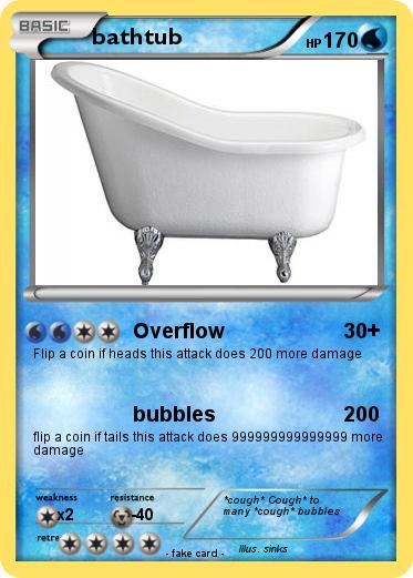 Pokemon bathtub