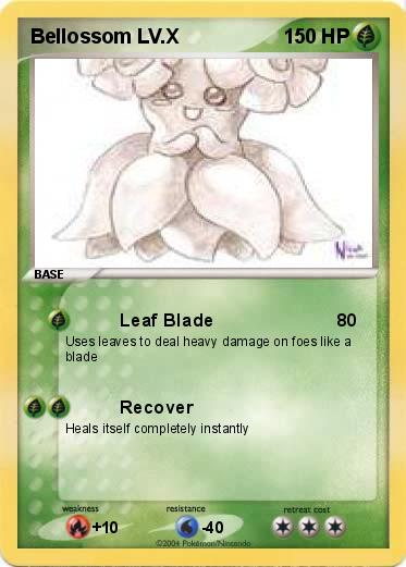 Pokemon Bellossom LV.X