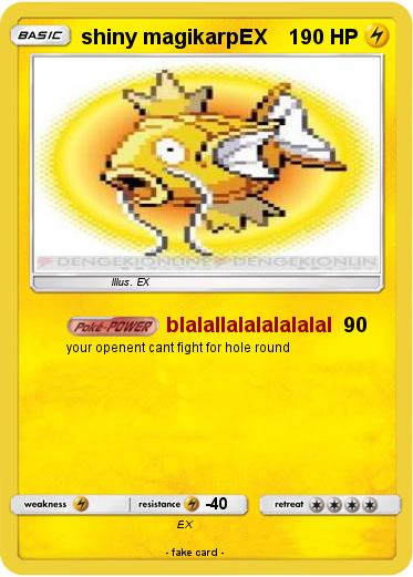 Pokemon shiny magikarpEX