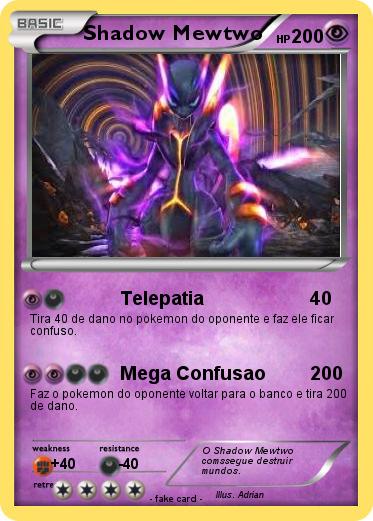 Pokemon Shadow Mewtwo
