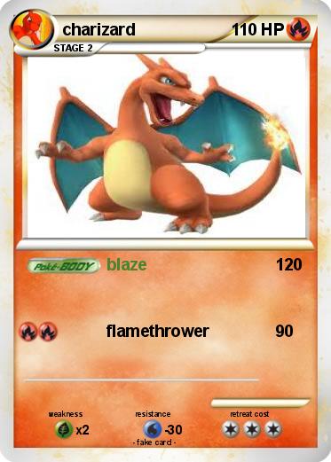 Pokemon charizard