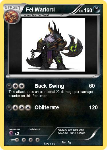 Pokemon Fel Warlord