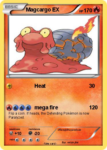 Pokemon Magcargo EX