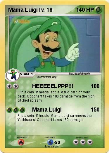 Pokemon Mama Luigi lv. 18