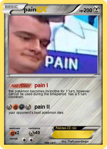 Pokemon pain