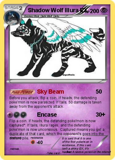 Pokemon Shadow Wolf Illura EX