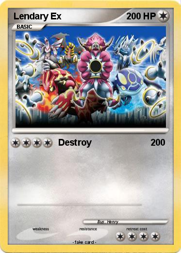 Pokemon Lendary Ex