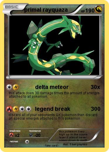 Pokemon primal rayquaza