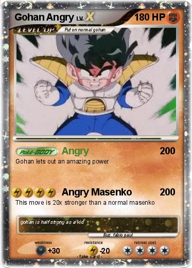 Pokemon Gohan Angry