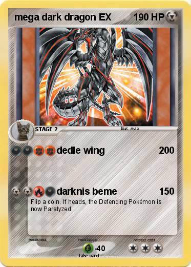 Pokemon mega dark dragon EX